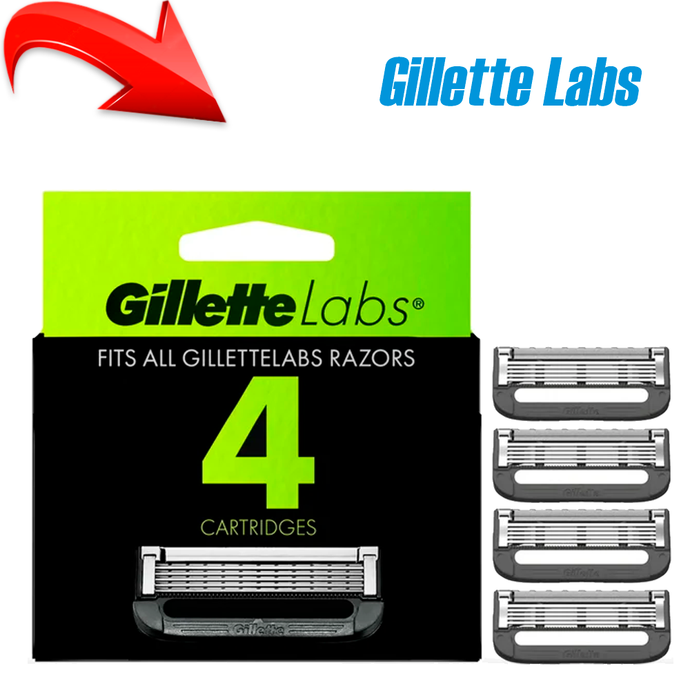 Сменные кассеты для бритья Gillette Labs (4 шт)