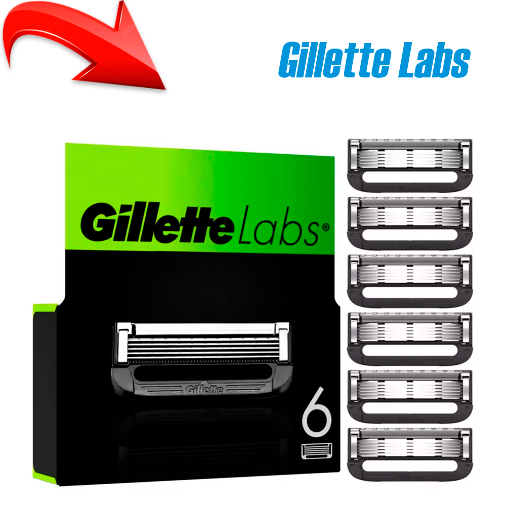 Сменные кассеты для бритья Gillette Labs (6 шт)