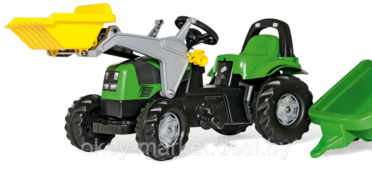 Детский педальный трактор Rolly Toys Deutz-Fahr Kid 023196 - фото 7 - id-p204654177