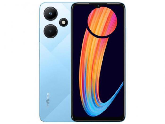 Игровой смартфон телефон для игр Infinix Hot 30i 8/128Gb X669D голубой мобильный - фото 1 - id-p204654370