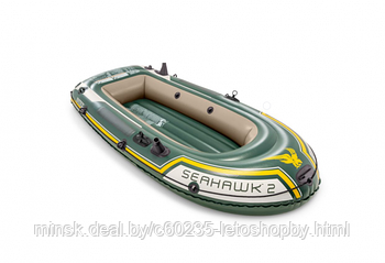 Надувная лодка Intex 12897 Seahawk 2, 236*114*41 см