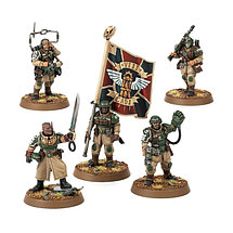 Warhammer: Астра Милитарум: Кадианское Командное Отделение / Astra Militarum: Cadian Command Squad (арт., фото 2