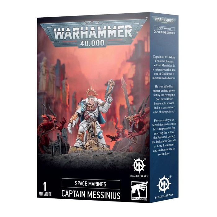 Warhammer: Капитан Мессиниус / Captain Messinius (арт. 55-30) - фото 1 - id-p204656193