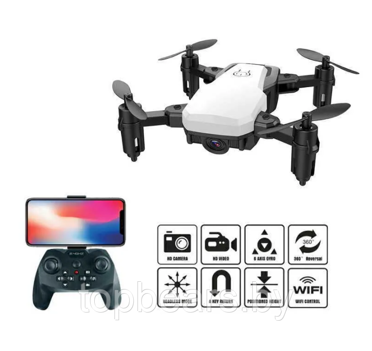 Квадрокоптер с камерой Smart Drone Z10 Красный корпус - фото 9 - id-p179745356