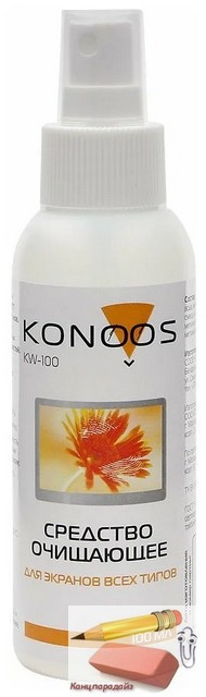 Средство очищающее для экранов Konoos, 100 мл., арт.КW-100