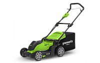 Аккумуляторная газонокосилка GreenWorks G40LM41 40В G-MAX