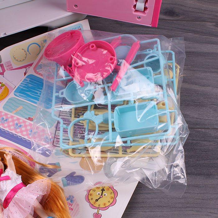 Игровой набор "Кухня в сумочке" с куколкой. Игрушка - фото 7 - id-p204670038
