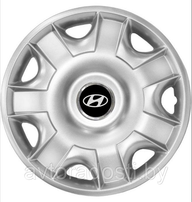 Колпаки на колеса SJS модель 301 / 15"+ комплект значков Hyundai