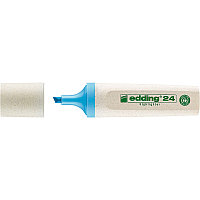 Текстовыделитель edding 24 EcoLine, скошенный наконечник, 2-5 мм Голубой, (10 шт/уп)