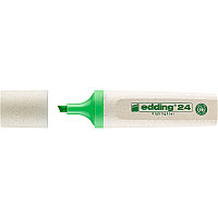 Текстовыделитель edding 24 EcoLine, скошенный наконечник, 2-5 мм Светло-зеленый, (10 шт/уп)