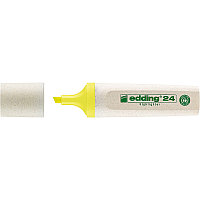 Текстовыделитель edding 24 EcoLine, скошенный наконечник, 2-5 мм Желтый, (10 шт/уп)