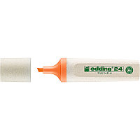 Текстовыделитель edding 24 EcoLine, скошенный наконечник, 2-5 мм Оранжевый, (10 шт/уп)