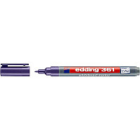 Маркер для белых досок edding 361, круглый наконечник, 1 мм Фиолетовый, (10 шт/уп)