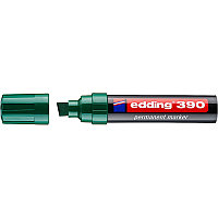 Маркер перманентный edding 390, скошенный наконечник, 4-12 мм Зеленый, (10 шт/уп)