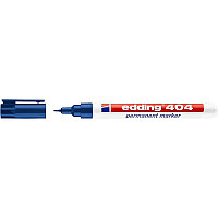 Маркер перманентный edding 404, круглый наконечник, 0.75 мм Синий, (10 шт/уп)