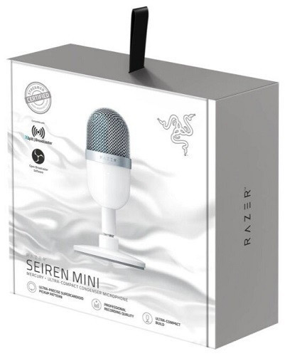 Микрофон Razer Seiren Mini Mercury White - фото 4 - id-p204675691