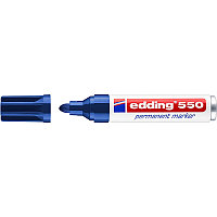 Маркер перманентный edding 550, круглый наконечник, 3-4 мм Синий, (10 шт/уп)