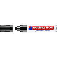 Маркер перманентный edding 800, скошенный наконечник, 4-12 мм Черный, (5 шт/уп)