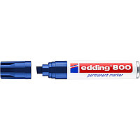 Маркер перманентный edding 800, скошенный наконечник, 4-12 мм Синий, (5 шт/уп)