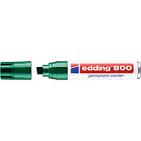 Маркер перманентный edding 800, скошенный наконечник, 4-12 мм Зеленый, (5 шт/уп)