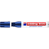 Маркер перманентный edding 850, скошенный наконечник, 5-16 мм Синий, (5 шт/уп)