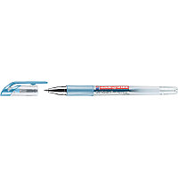 Ручка гелевая edding 2185, резиновая зона захвата, роликовый наконечник, 0.7 мм Металлик синий, (10 шт/уп)