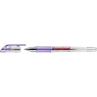 Ручка гелевая edding 2185, резиновая зона захвата, роликовый наконечник, 0.7 мм Металлик фиолетовый, (10