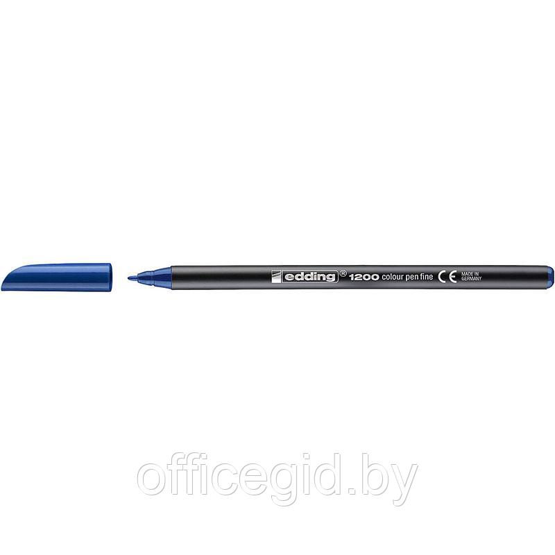 Фломастер для рисования edding 1200, круглый наконечник, 1 мм Синевато-стальной, (10 шт/уп) - фото 1 - id-p204672555