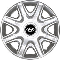 Колпаки на колеса SJS модель 332 / 15"+ комплект значков Hyundai