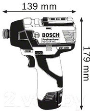 Аккумуляторный ударный гайковерт GDR 12v-110 BOSCH 06019E0002, фото 3