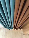 Коричневые шторы из ткани канвас на люверсах 250*360 см, фото 6