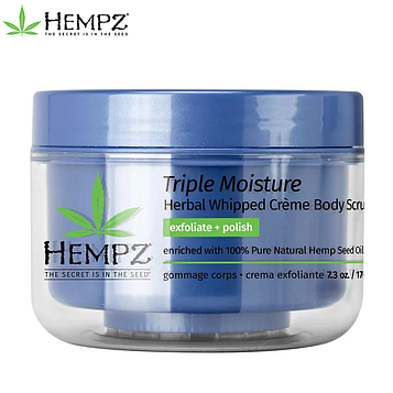 Скраб для тела Тройное увлажнение Hempz Triple Moisture Herbal Whipped Crème Body Scrub