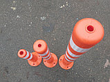 ССД-1000 ТПУ оранжевый столбик гибкий 1000мм с комплектом крепежа ГОСТ 32843-2014 Ustun (Эластичный), фото 4