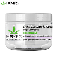 Скраб для тела Кокос и Арбуз Hempz Fresh Coconut & Watermelon Sugar Body Scrub