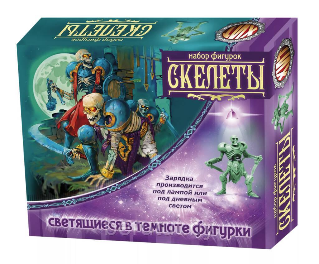 Игровой набор светящихся фигурок Нескучные Игры СКЕЛЕТЫ 6 шт. - фото 4 - id-p204690058