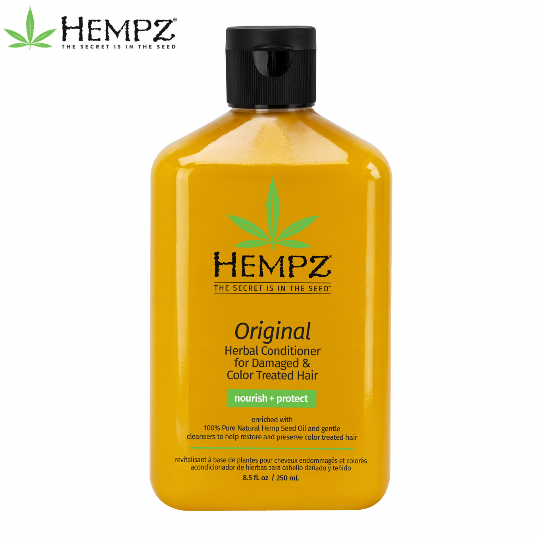 Шампунь для повреждённых волос Оригинальный Hempz Original Herbal Shampoo For Damaged & Color Treated Hair - фото 2 - id-p204690801