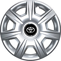 Колпаки на колеса SJS модель 327 / 15"+ комплект значков Toyota