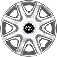 Колпаки на колеса SJS модель 332 / 15"+ комплект значков Toyota