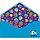 Конверт для денег Бархатный (БК-00027) Подарок, ярко-голубой, фото 2