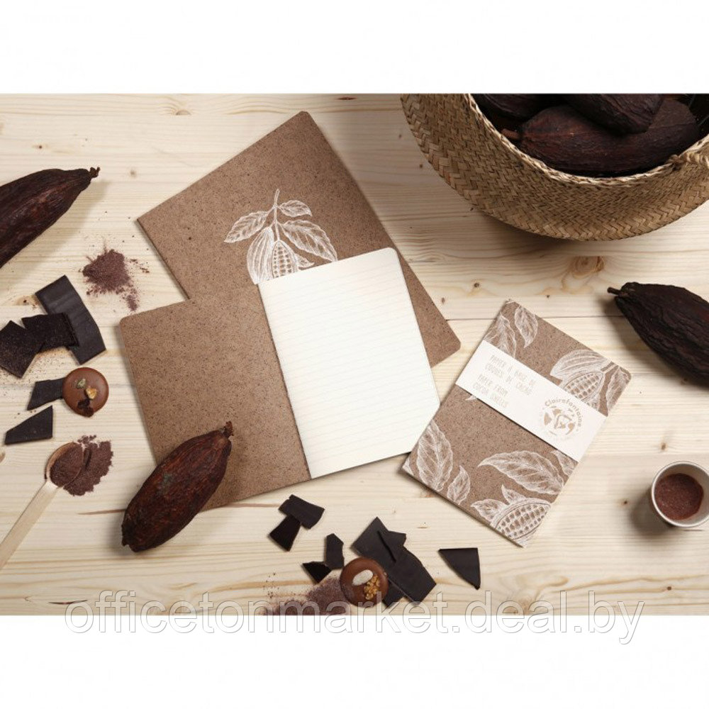 Блокнот "Cocoa motif" на резинке, A5, 48 листов, линейка, ассорти - фото 4 - id-p204693795