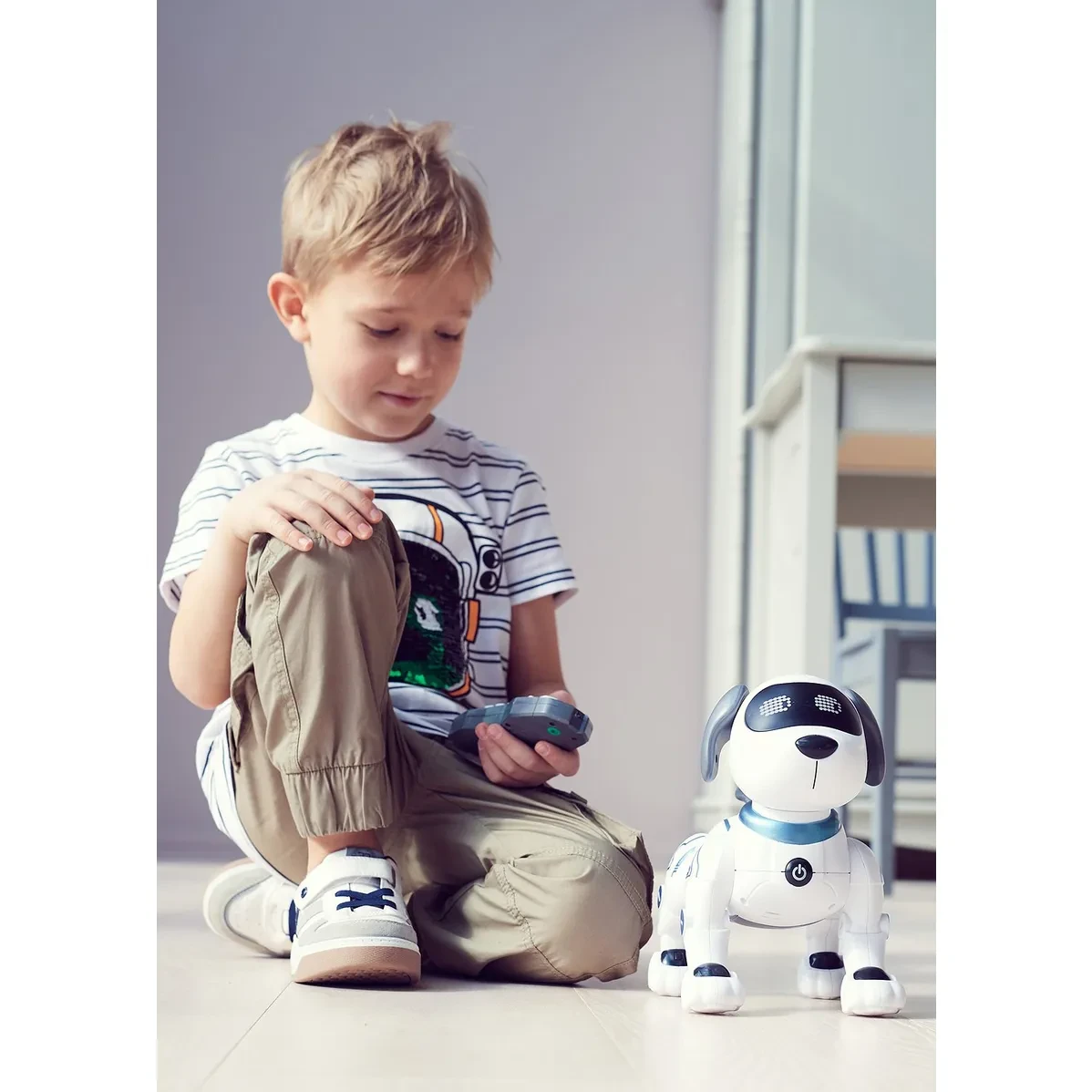 Робот-собака на РУ Smart Robot Dog, светозвуковые эффекты, арт.ZYA-A2875 - фото 9 - id-p126038173