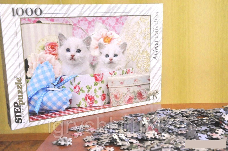 Пазл Step Puzzle "Котята", 1000 элементов - фото 2 - id-p204695534