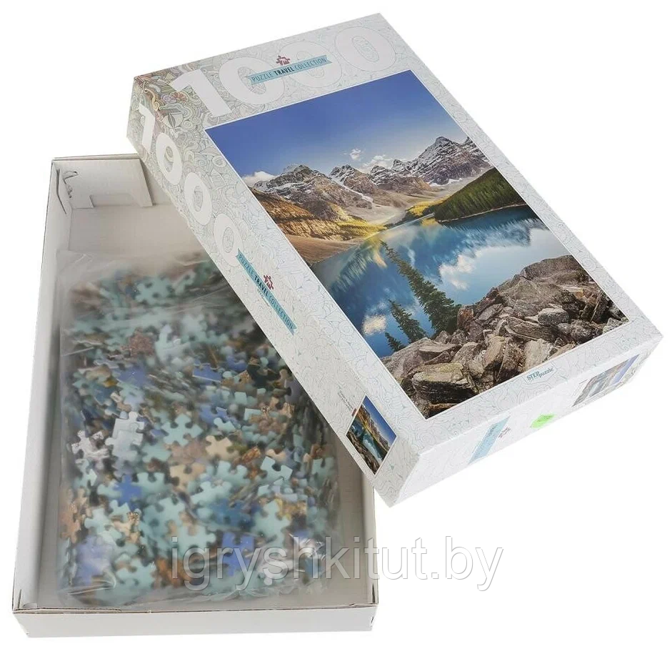 Пазл Step Puzzle "Озеро в горах", 1000 элементов - фото 2 - id-p204695542
