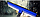 Швабра для окон с телескопической ручкой 40-70см, поролоном (23,5 см) и водосгоном, фото 4