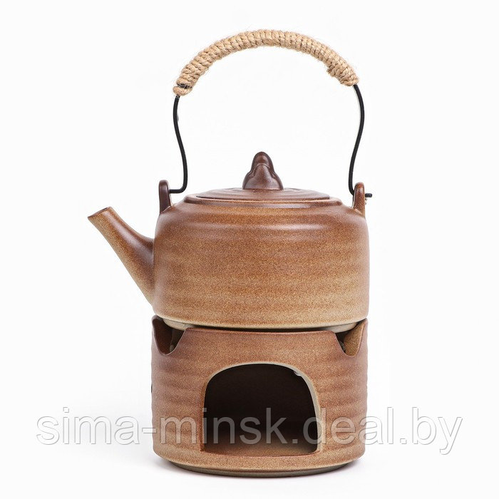 Чайник ручной работы для чайной церемонии с чайной плитой, 300 мл - фото 1 - id-p204699477