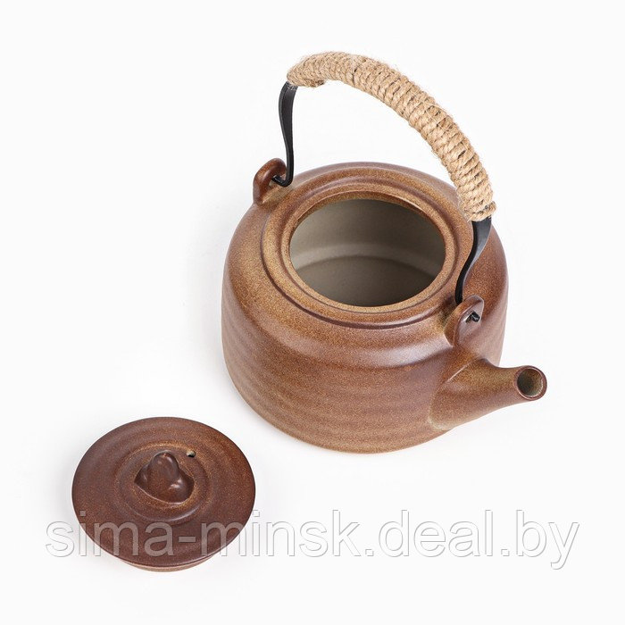Чайник ручной работы для чайной церемонии с чайной плитой, 300 мл - фото 4 - id-p204699477