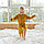 Халат детский муслиновый LoveLife (3 года, рост 98-104 см), цвет горчичный, 100% хлопок, 235 гр/м2, фото 6