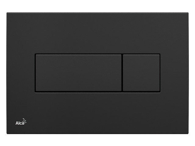 Кнопка управления для систем инсталляций (черная), Alcaplast - фото 1 - id-p204700601