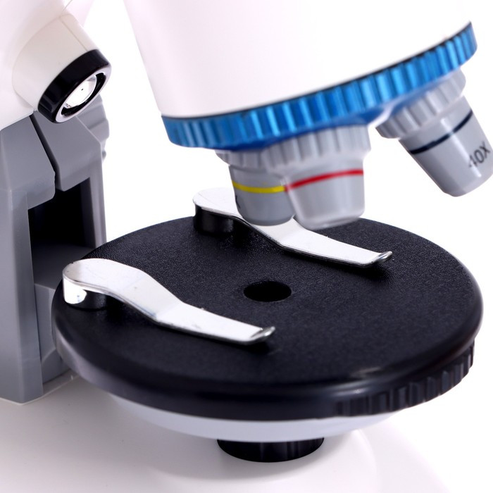 Микроскоп детский «Набор биолога в чемодане» кратность х40, х100, х640, подсветка, цвет белый - фото 8 - id-p204701232
