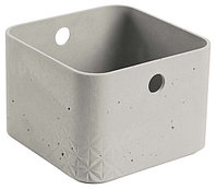 Коробка квадратная XS Beton 3L, серый